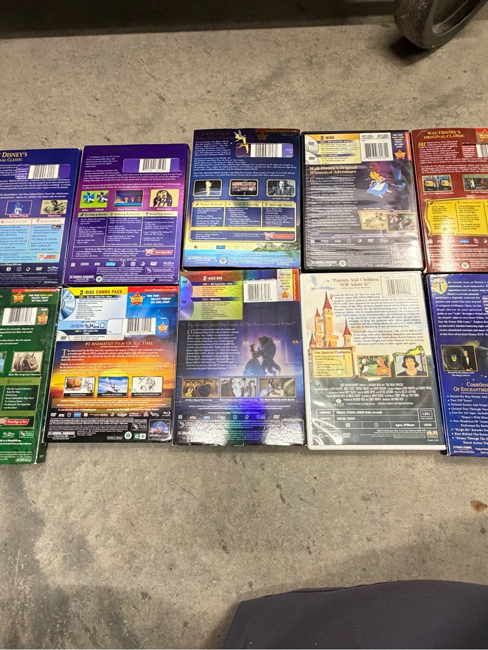 Disney DVD Blu-Ray Lot 10 Platinum Diamond Editions Slipcovers Classics - Picture 4 of 4